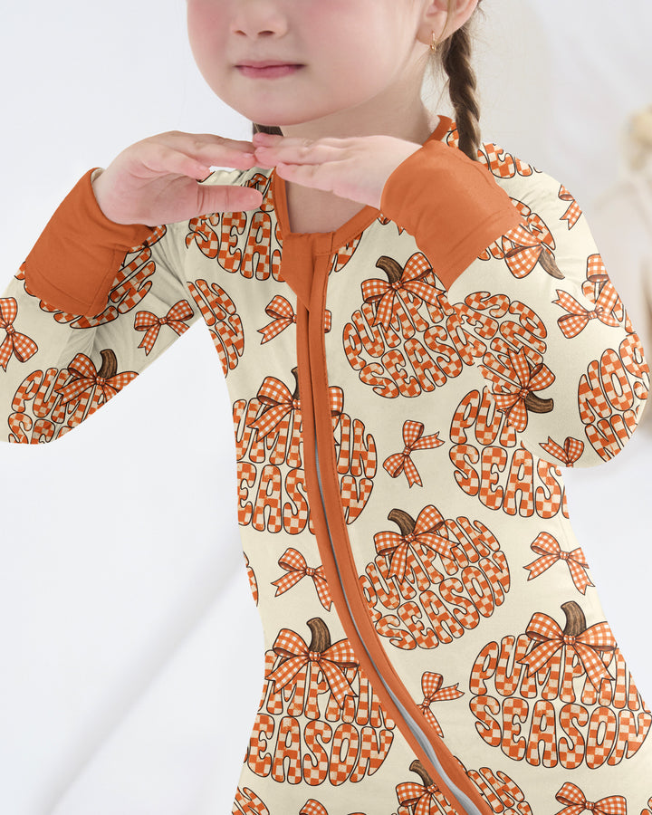 Pumpkin Season Bamboo Convertible Zippy