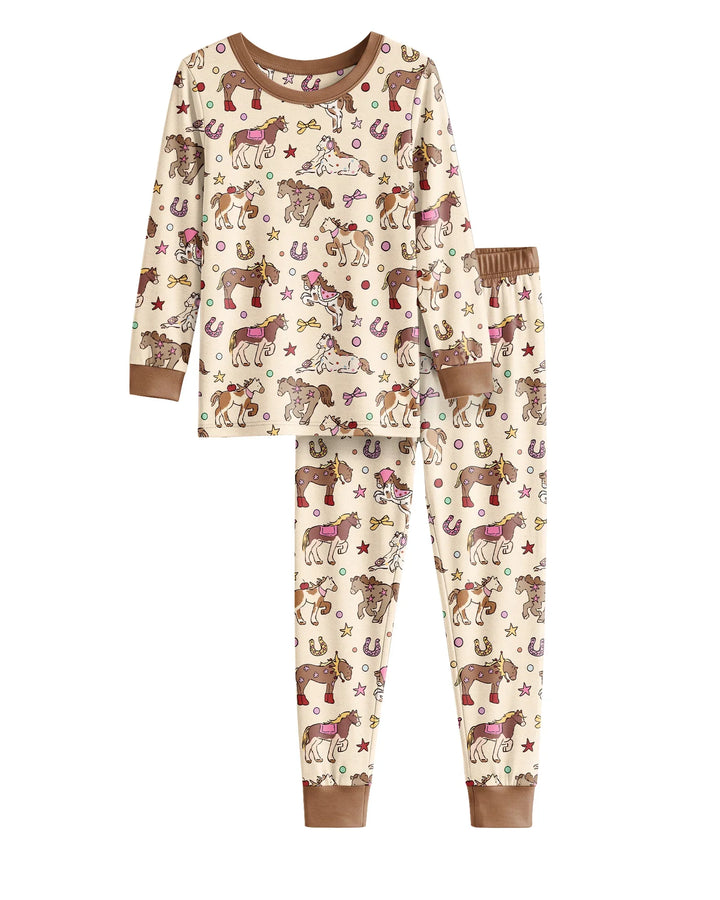 Lil' Buckaroo Bamboo Two Piece Long Sleeve Pajama Set