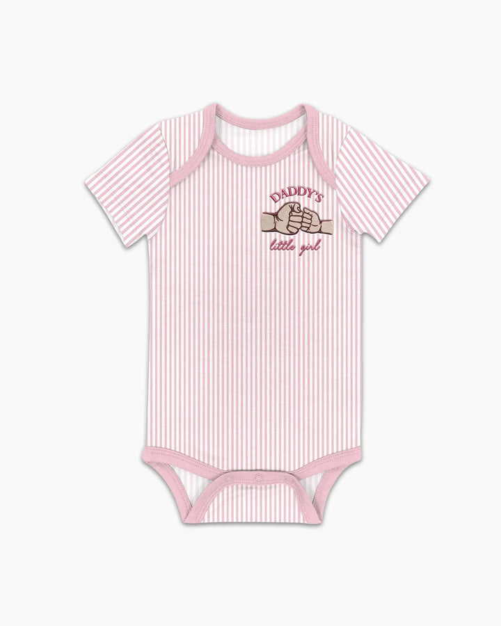 Embroidered Daddy's Little Bamboo Bodysuit