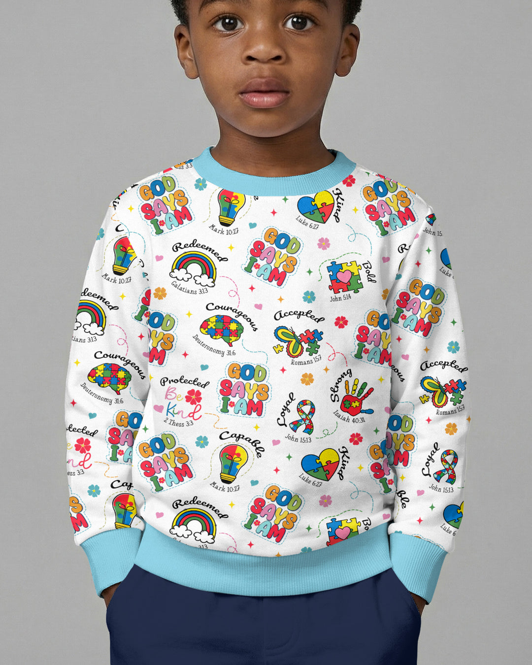 God Says I am Different Crewneck Sweatshirt