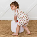Christmas Teddy Bears Bamboo Two Piece Short Sleeve Shorts Pajama Set