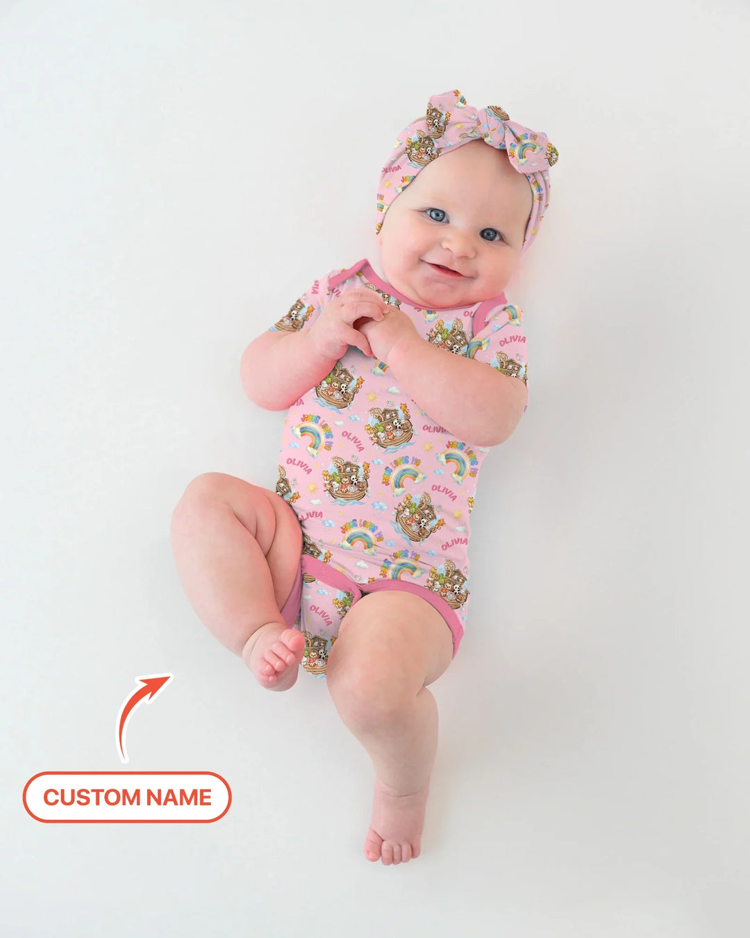 Gerippte Babykleidung mit individuellem Foto - Weich &amp; Skizzenhaft