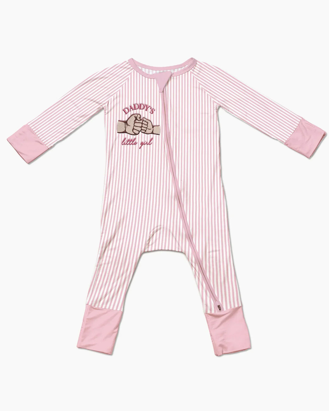 Embroidered Daddy's Little  Bamboo Convertible Zippy