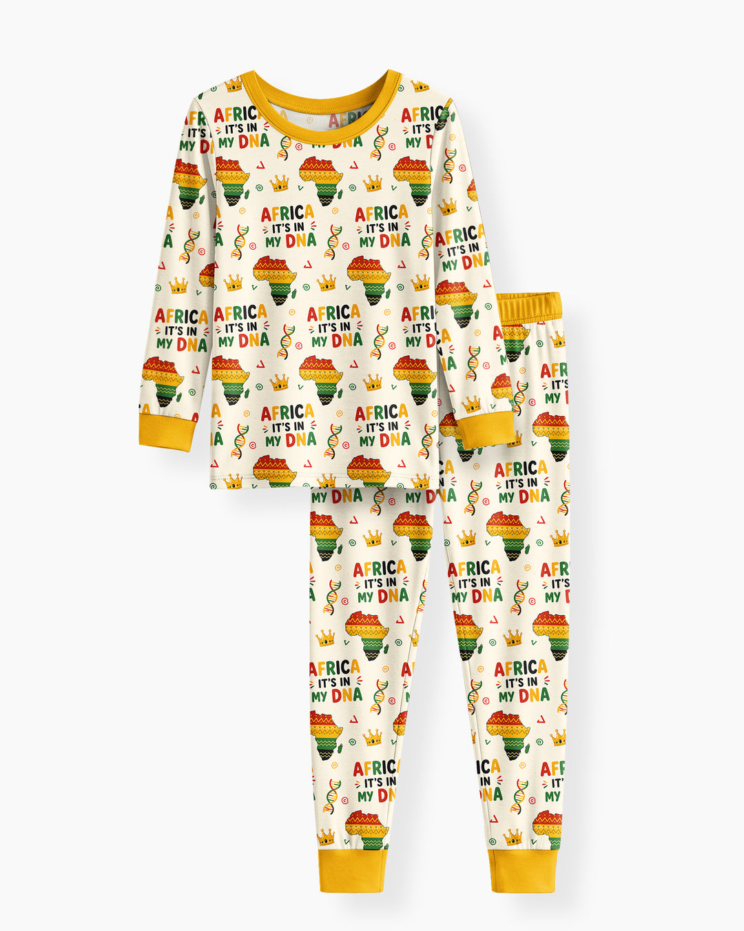 Conjunto de pijama de dos piezas de bambú de manga larga
