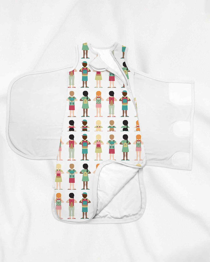 Little Friends Everywhere Bamboo Sleep Bag Swaddler