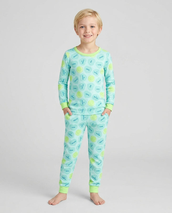 Conjunto de pijama de dos piezas de bambú de manga larga