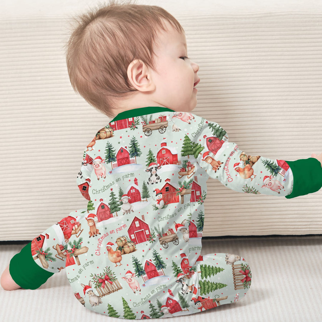 Christmas on Farm Convertible Zippy