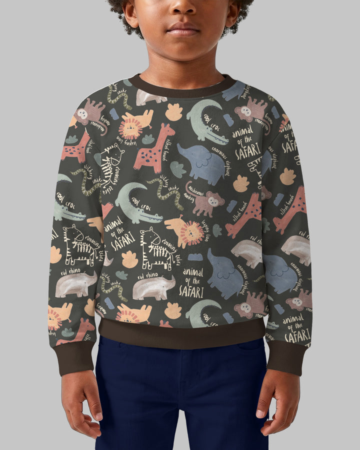 Funny African Animals Crewneck Sweatshirt