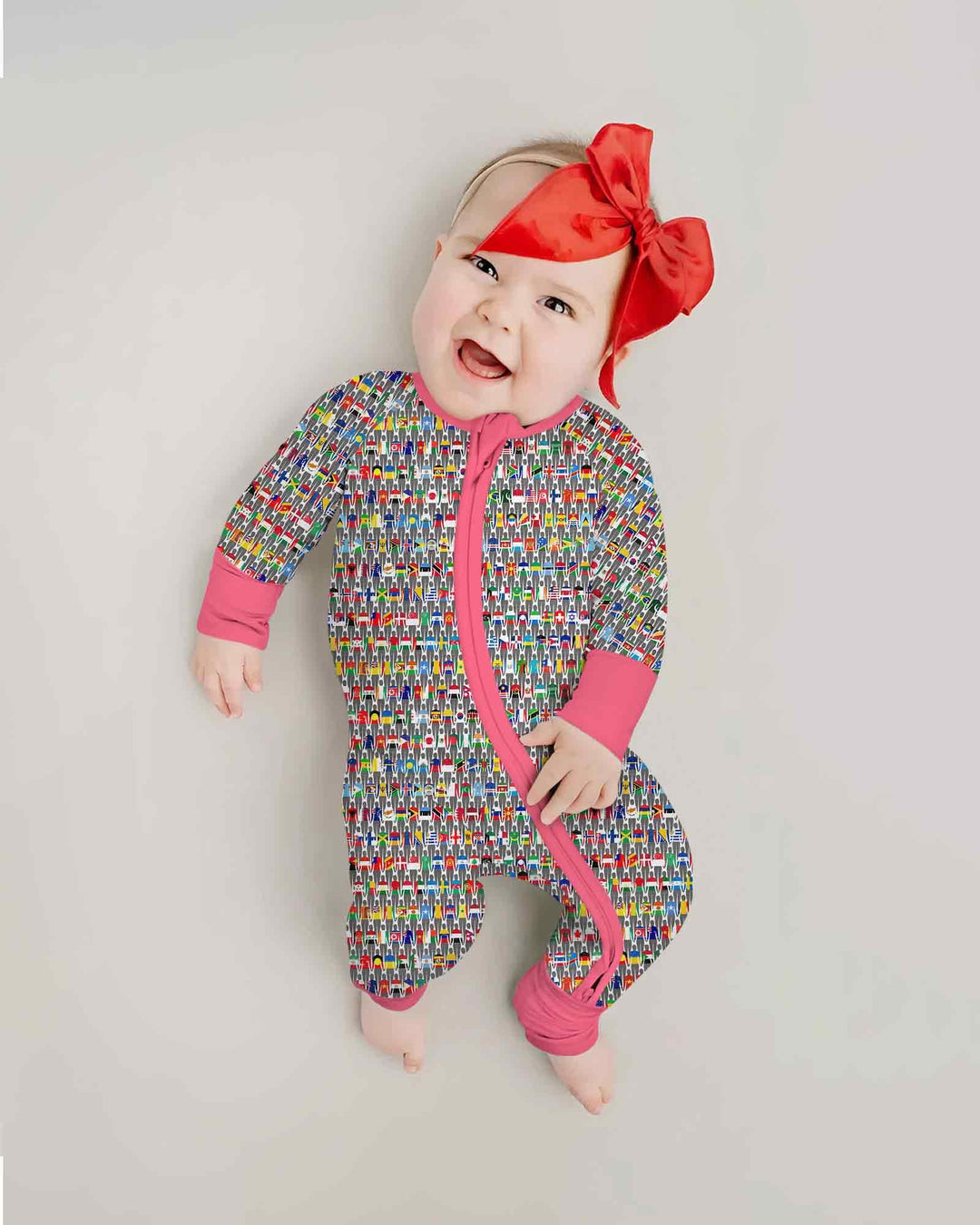 Gerippte Babykleidung mit individuellem Foto - Weich &amp; Skizzenhaft