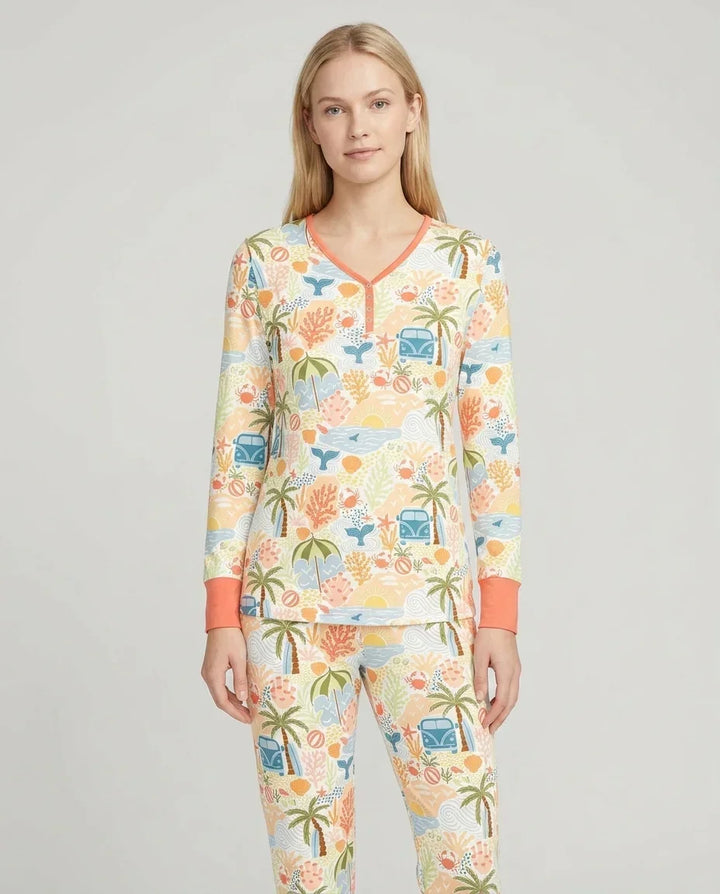 Vorlage Bambus Damen Pyjama Set