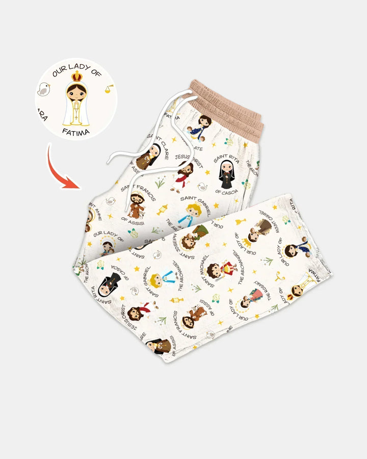 Pray For Us Family Matching Men's Pajama Set