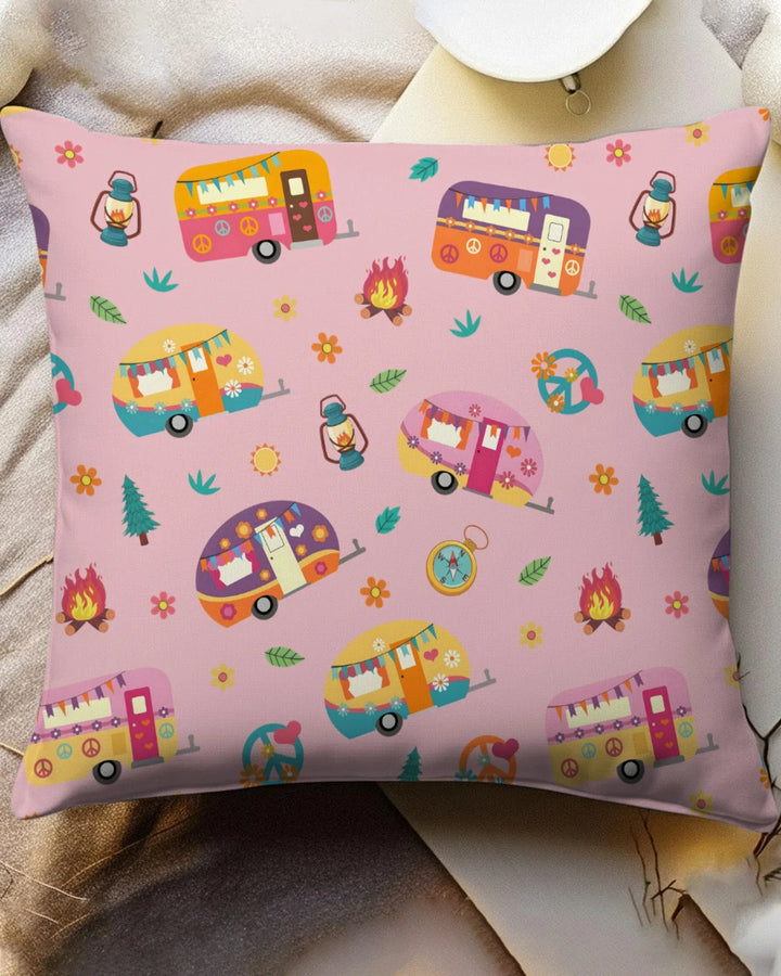 Happy Little Camper Bamboo Pillow Case