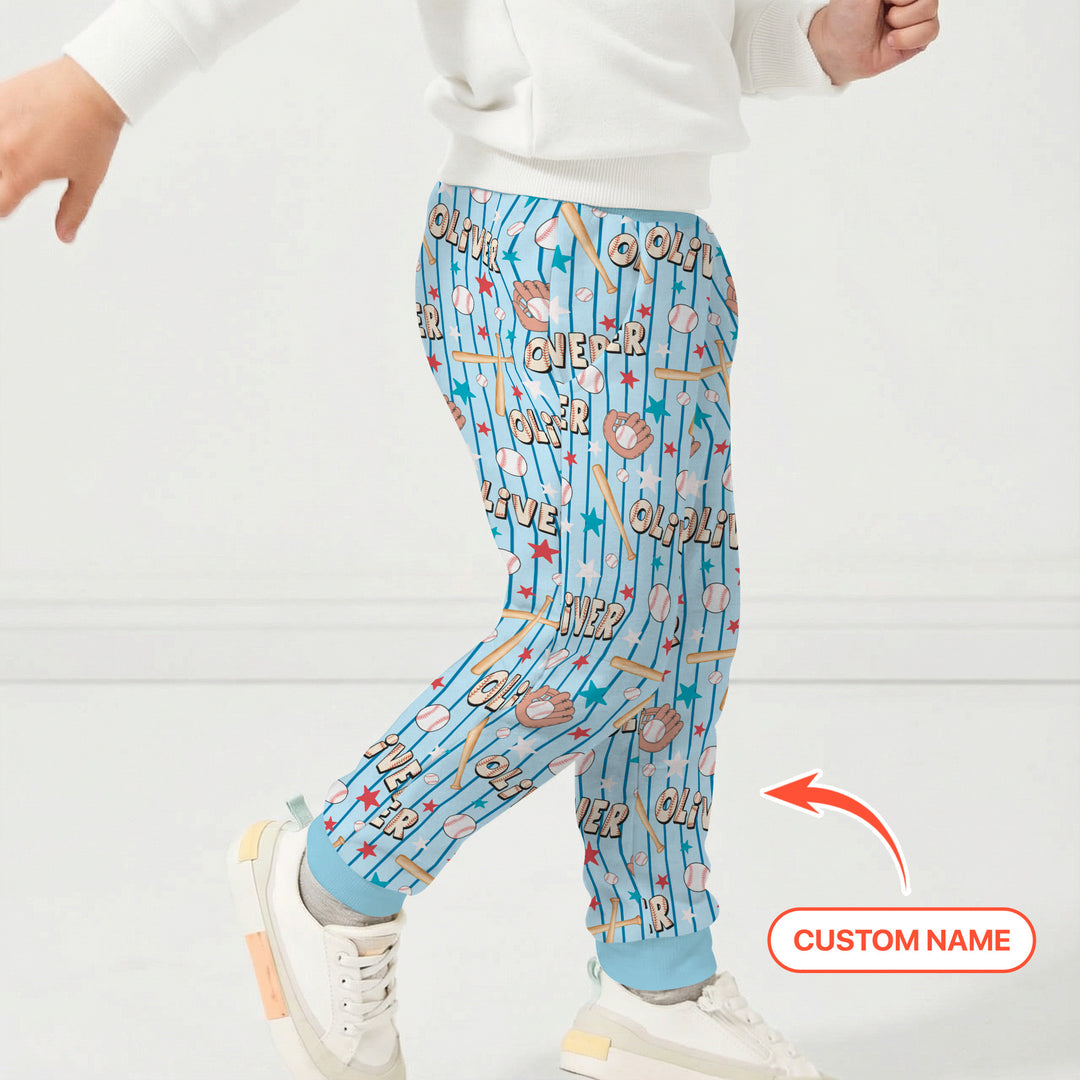 Custom name Little Baller Jogger