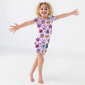 Template Zweiteiliges Pyjama-Set mit kurzen Ärmeln und Shorts