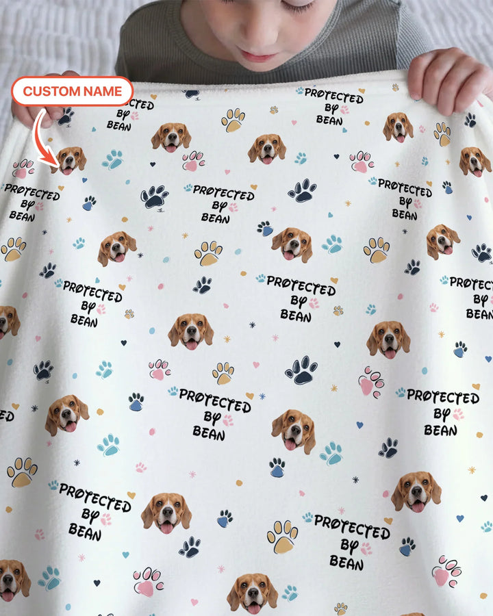 Custom Dog Pattern Blanket