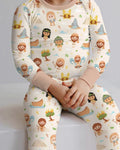 Moses Story Bamboo Two Piece Long Sleeve Pajama Set