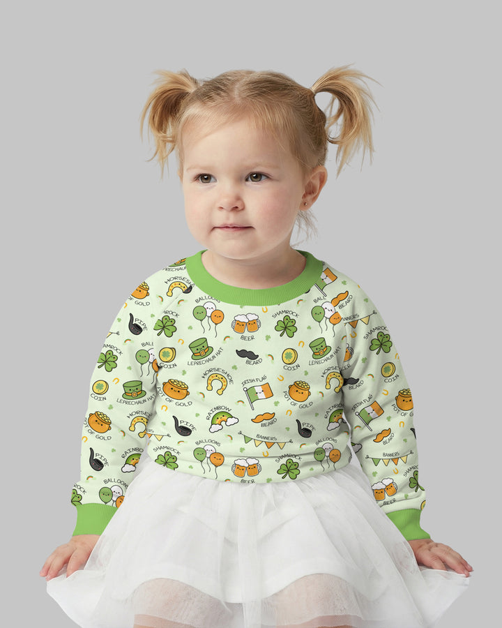 Kawaii St Patrick's Day Crewneck Sweatshirt