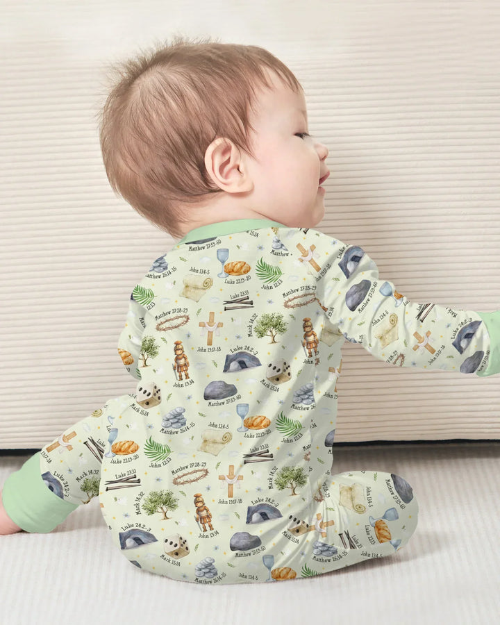 Gerippte Babykleidung mit individuellem Foto - Weich &amp; Skizzenhaft