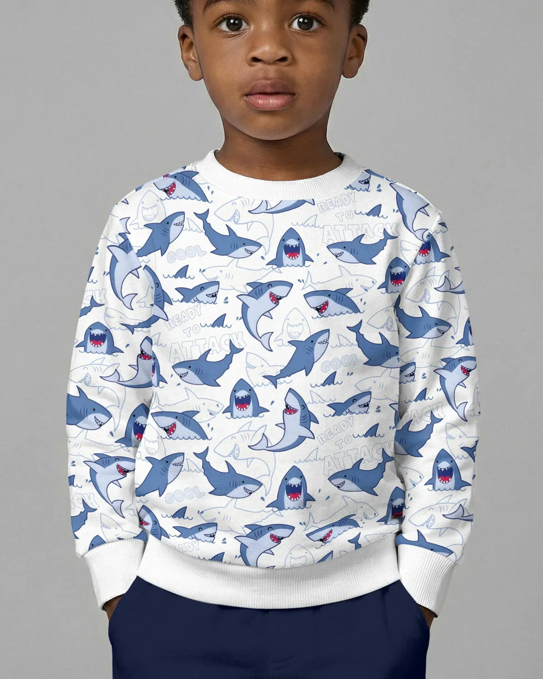 Sudadera de cuello redondo Bamboo Template