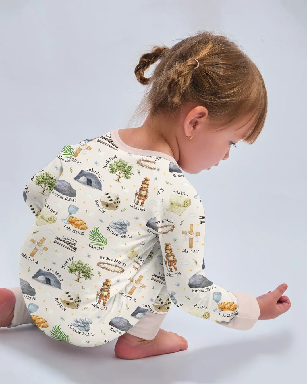 Gerippte Babykleidung mit individuellem Foto - Weich &amp; Skizzenhaft