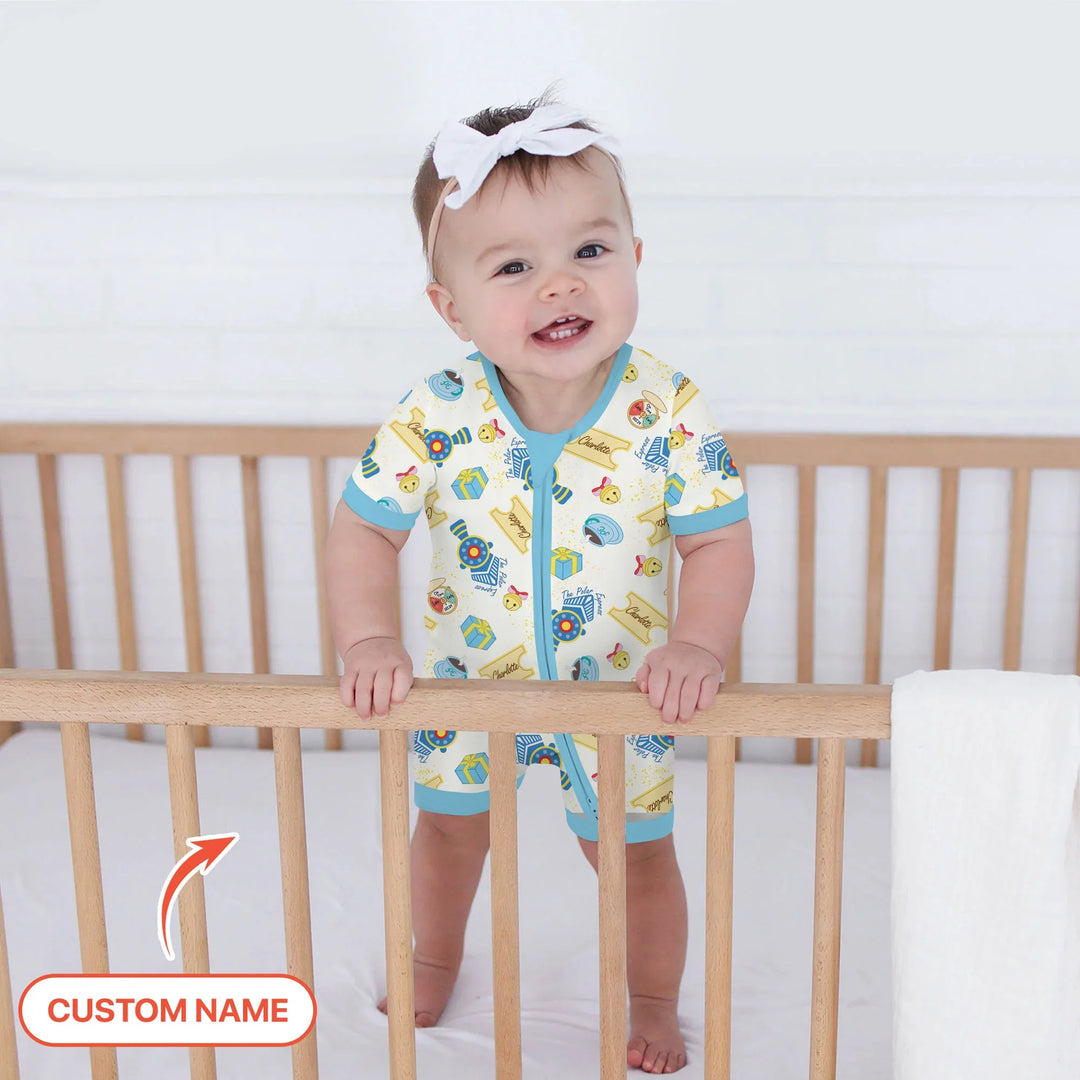 Express Train Christmas Shorty Zippy