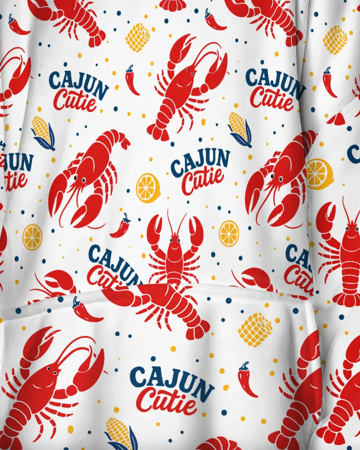 Cajun Cutie Wearable Bamboo Blanket Hoodie