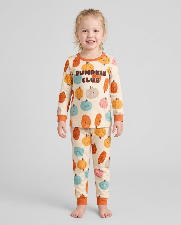Mommy's Little Pumpkin  Bamboo Two Piece Long Sleeve Pajama Set