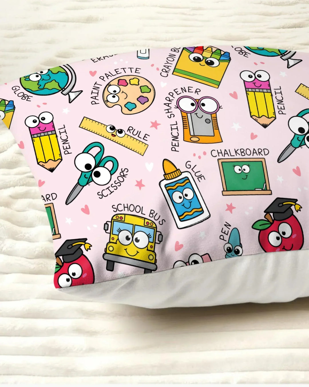 Happy School Pals Bamboo Pillow Case