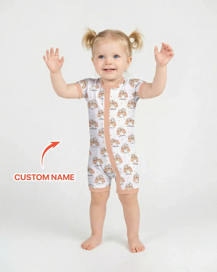 Chosen As His Own Custom Name Bamboo Shorty Zippy