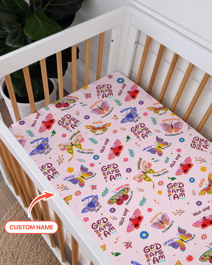 Vorlage für individuelle Spannbettlaken für Kinderbetten