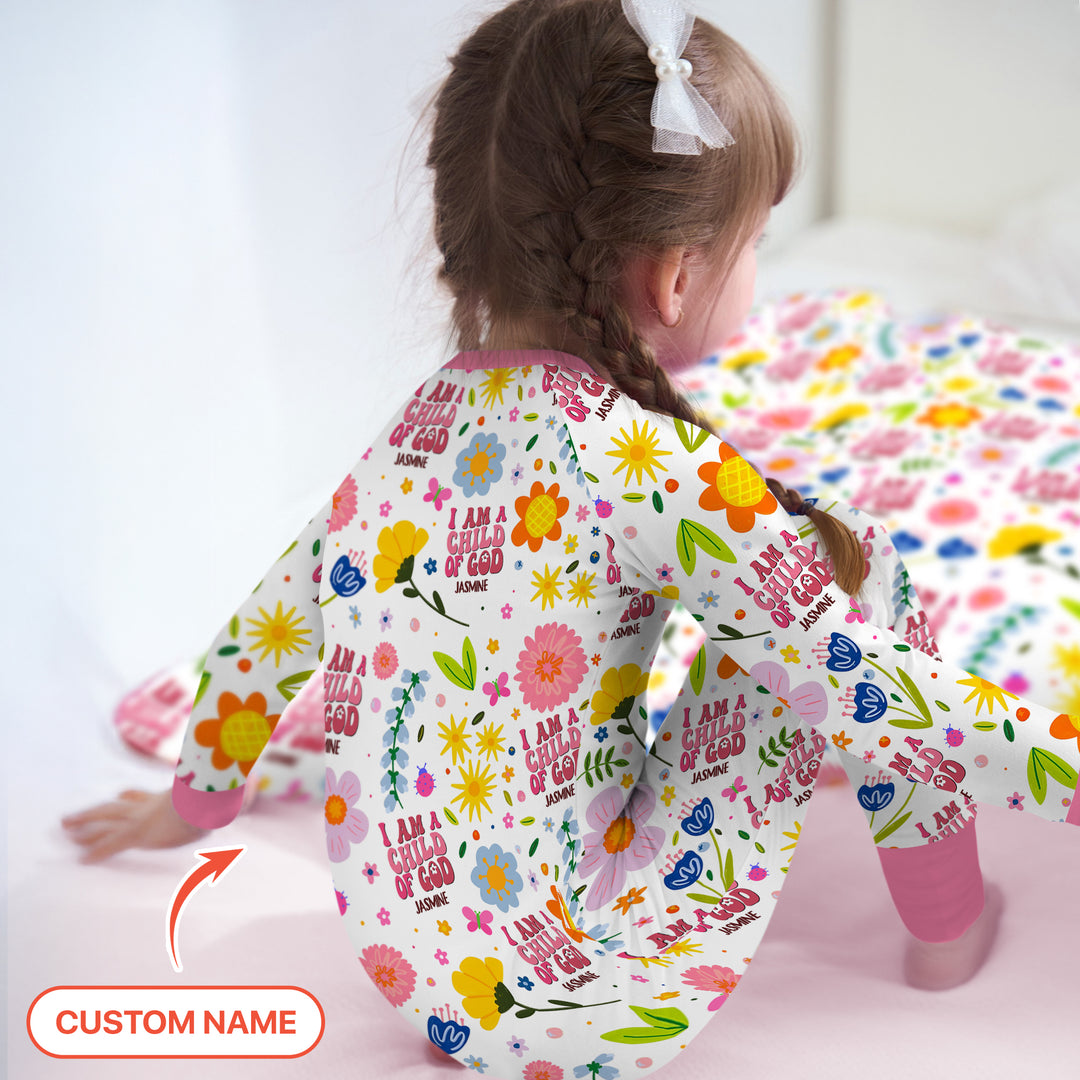 I Am A Child Of God Custom Name Girl Convertible Zippy