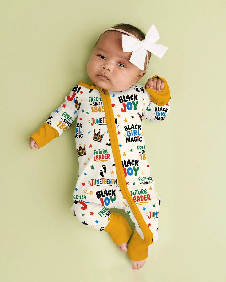 Juneteenth Black Girl Magic Bamboo Convertible Zippy