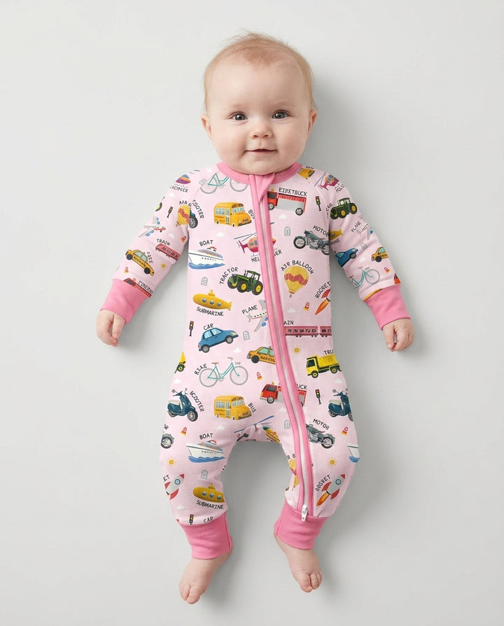 Gerippte Babykleidung mit individuellem Foto - Weich &amp; Skizzenhaft
