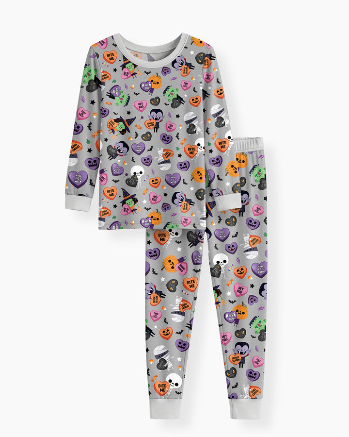 Boo Crew Monster Bamboo Two Piece Long Sleeve Pajama Set