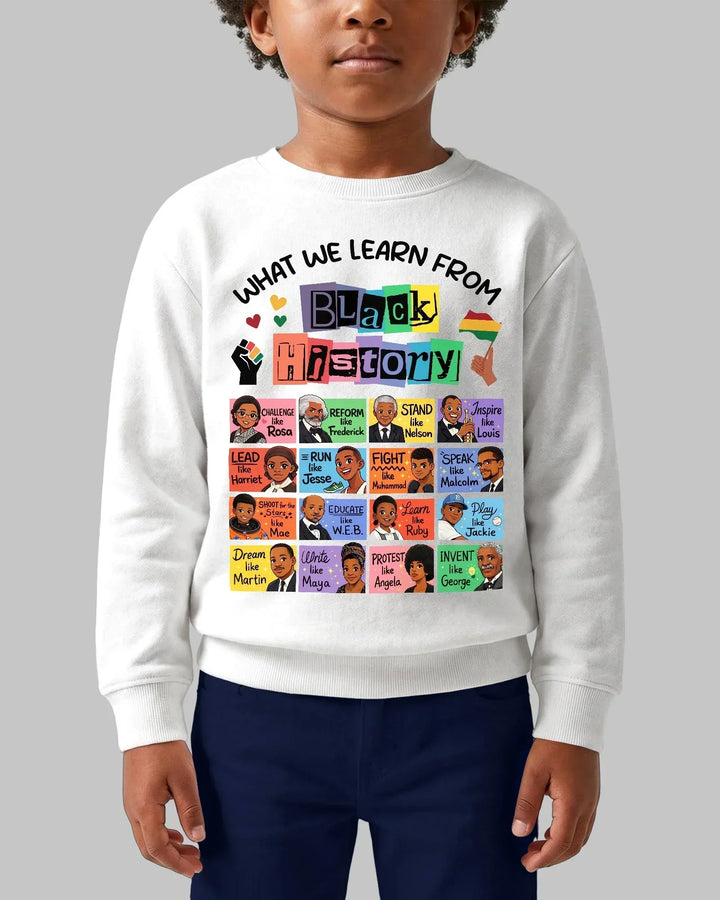 Black Month History Crewneck Sweatshirt