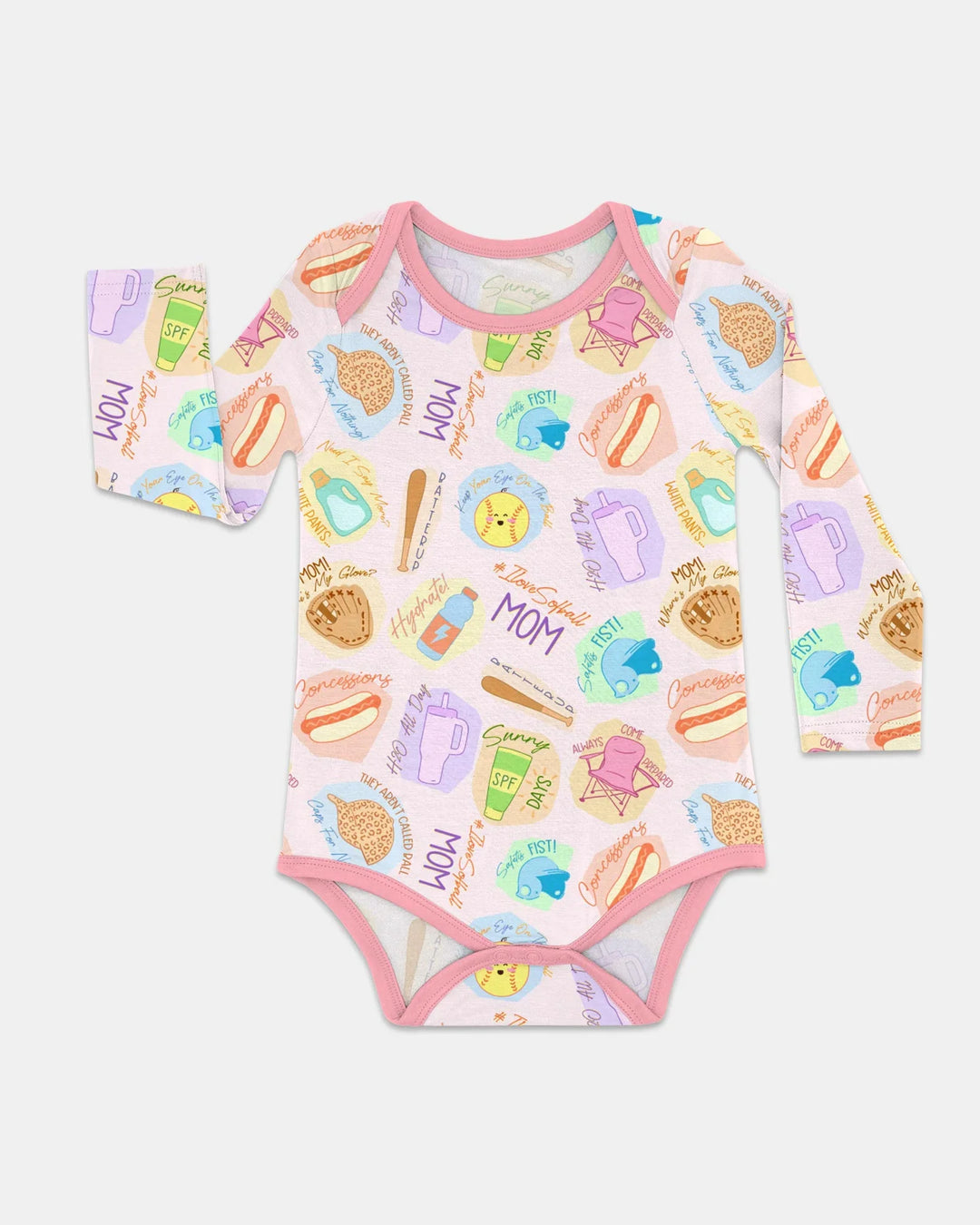 SoftBall Mom Saves The Days Bodysuit