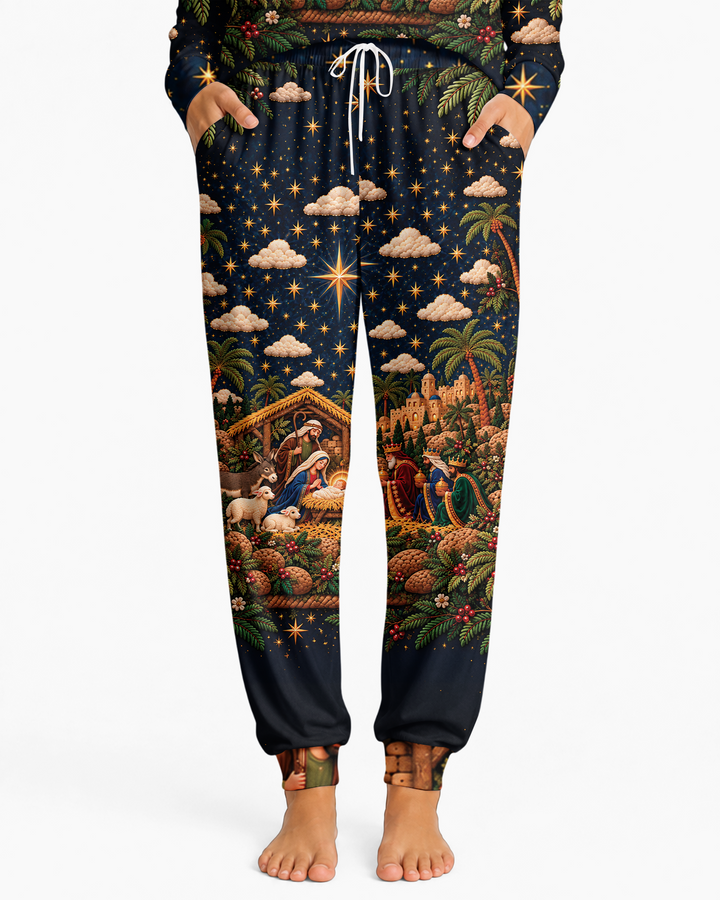 O Holy Night Family Matching Bamboo Women Pajama Set