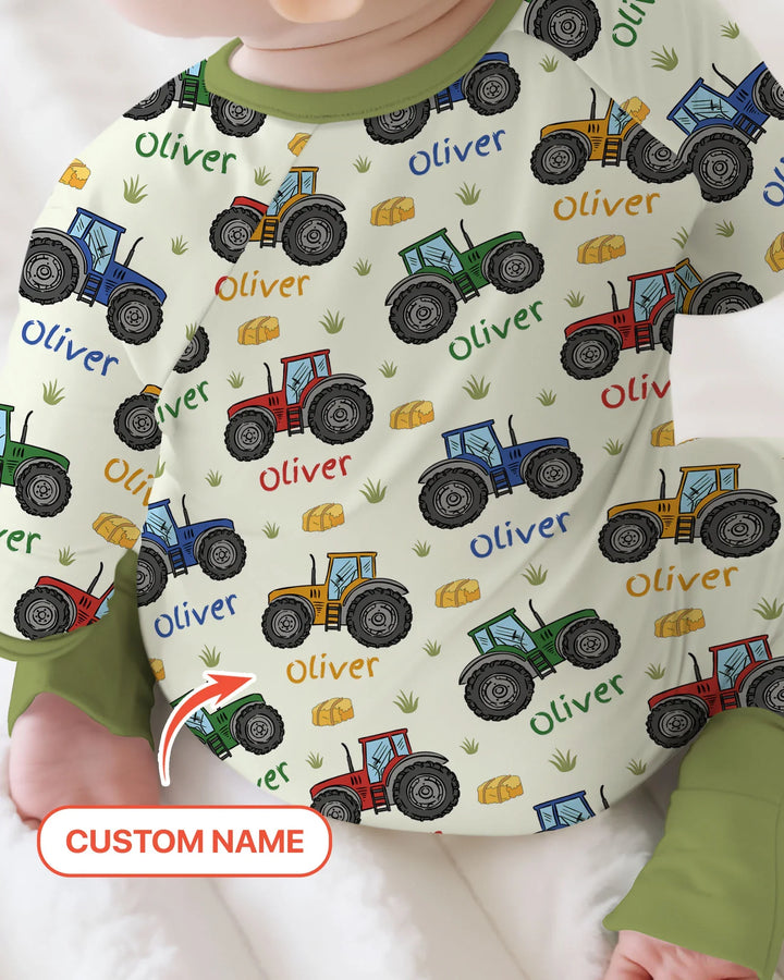 Custom Name A Little Dirt Never Hurt Bamboo Convertible Zippy