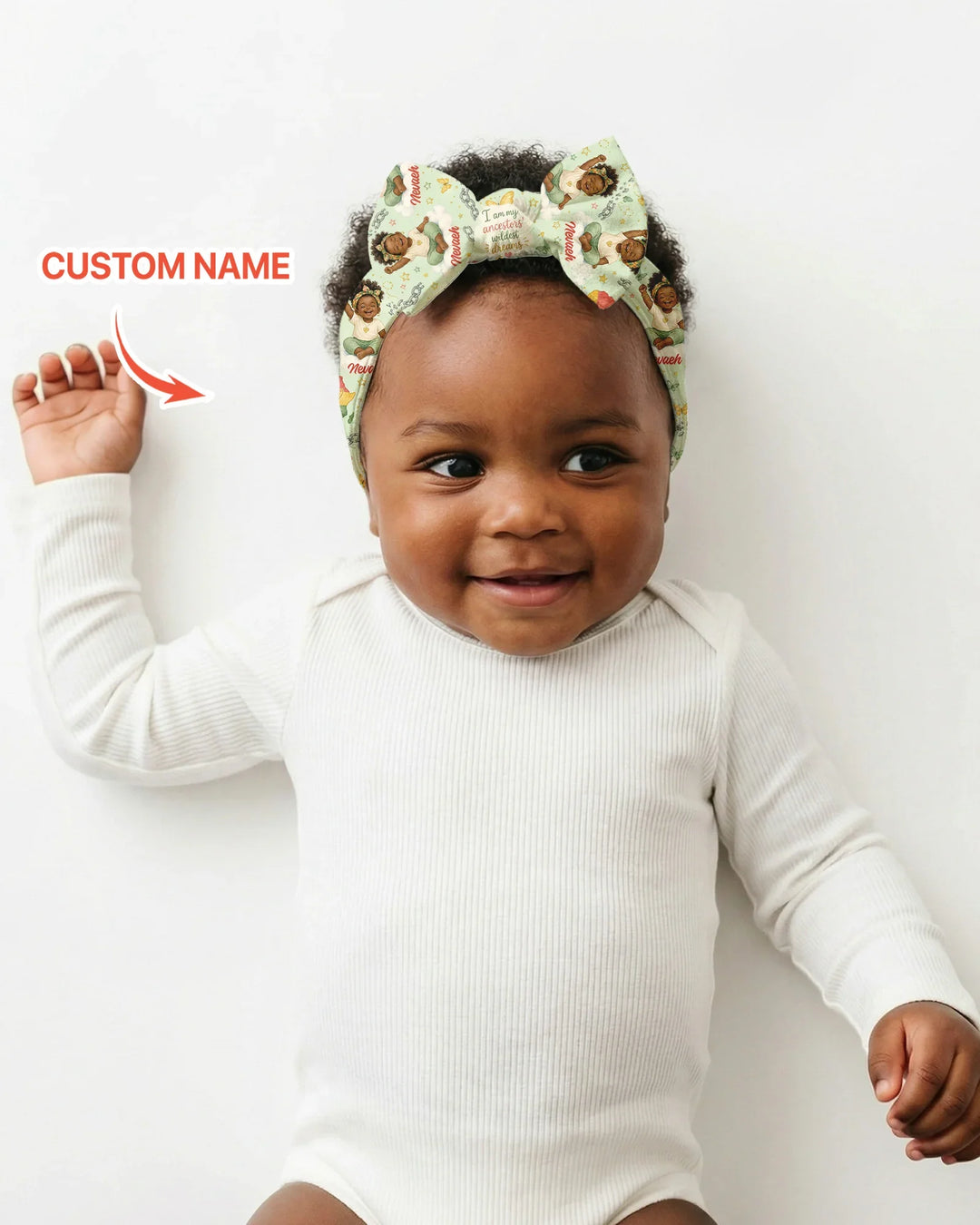 Custom Name Juneteenth I Am My Ancestors' Wildest Dream Headband