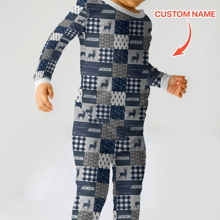 Dad’s Hunting Buddy Two Piece Long Sleeve Pajama Set