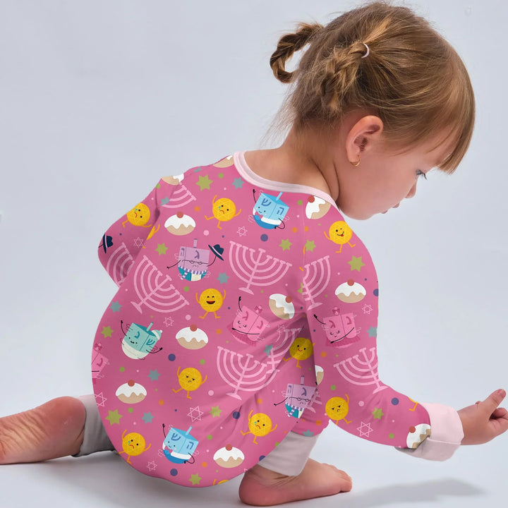 Hanukkah Little Dreidel Family Convertible Zippy