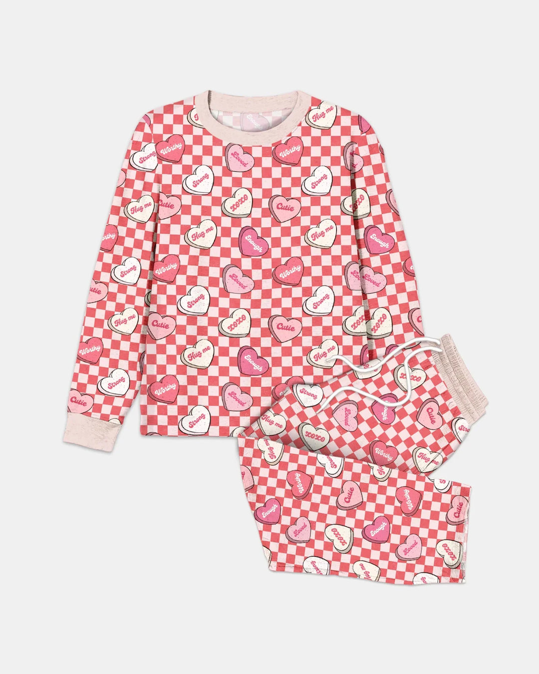 Valentine in Hearts Men's Pajama Set