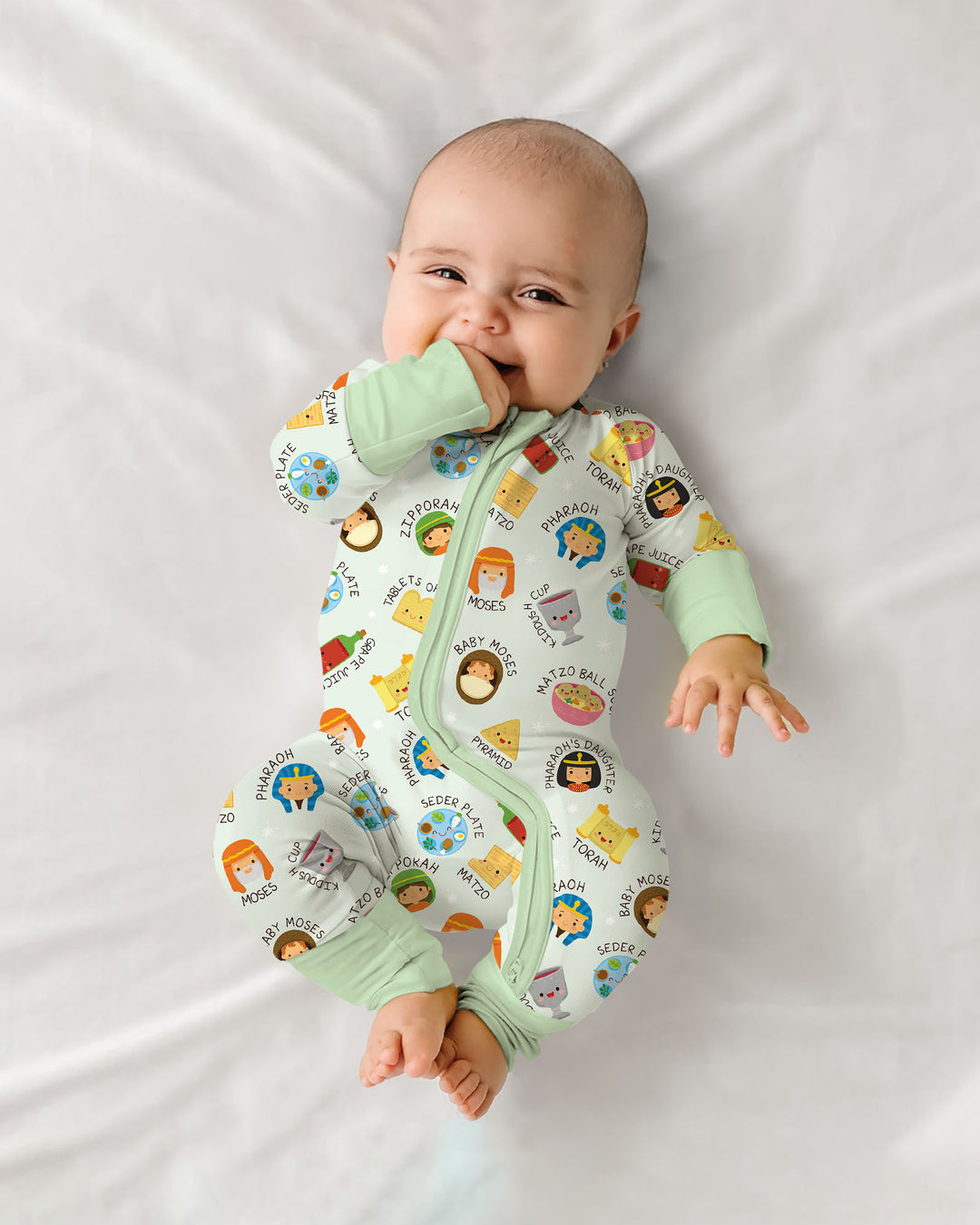 Gerippte Babykleidung mit individuellem Foto - Weich &amp; Skizzenhaft