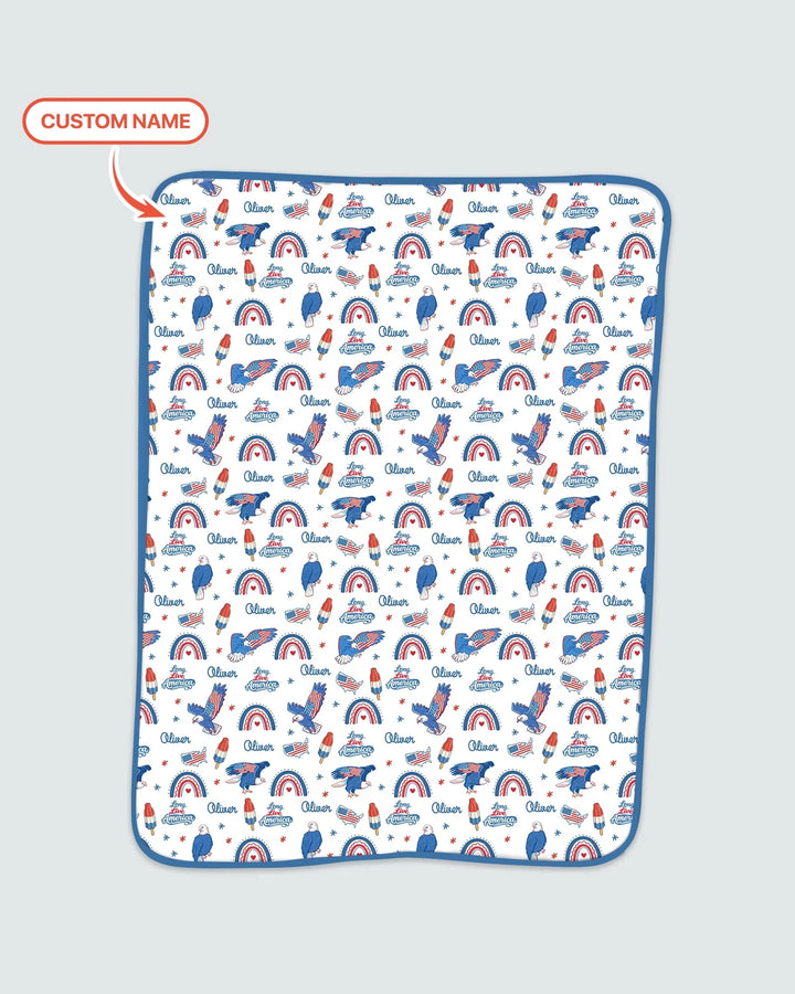 Long Live America Bamboo Blanket