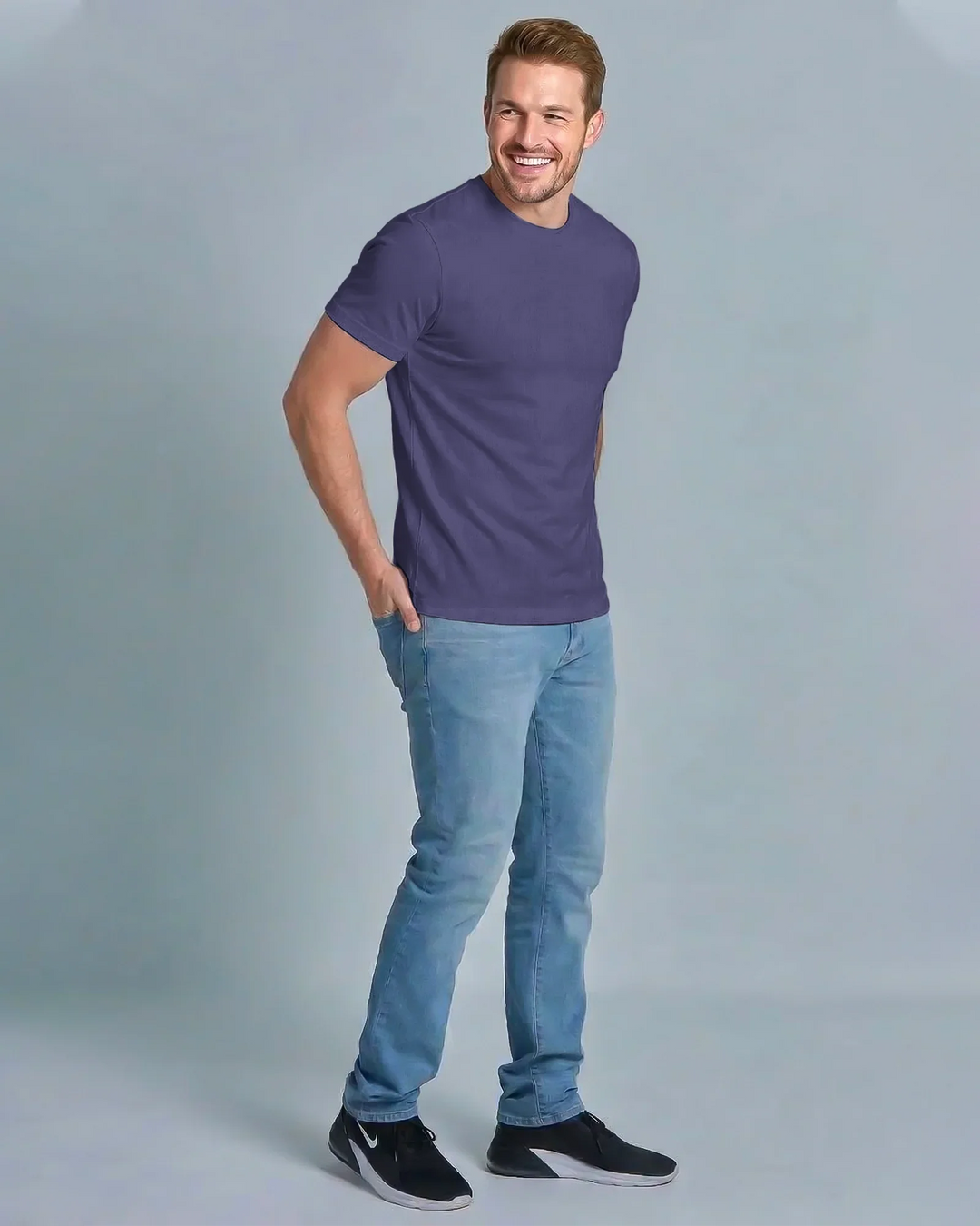Solid color Bamboo Men T-Shirt
