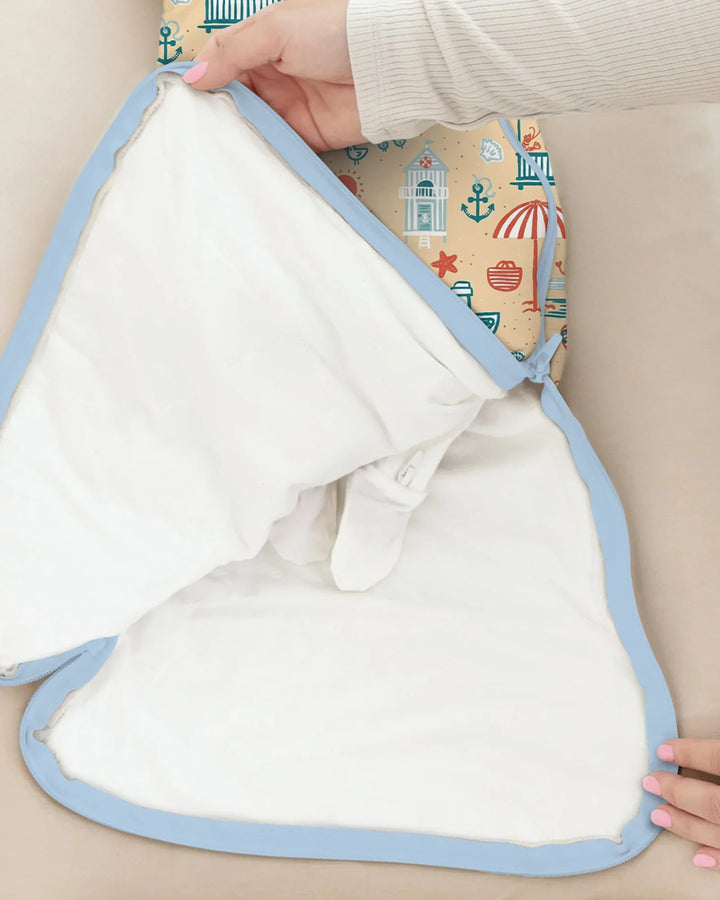 Saco de dormir de bambú Seaside Storybook Days