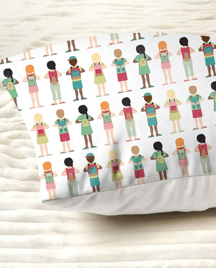 Little Friends Everywhere Bamboo Pillow Case
