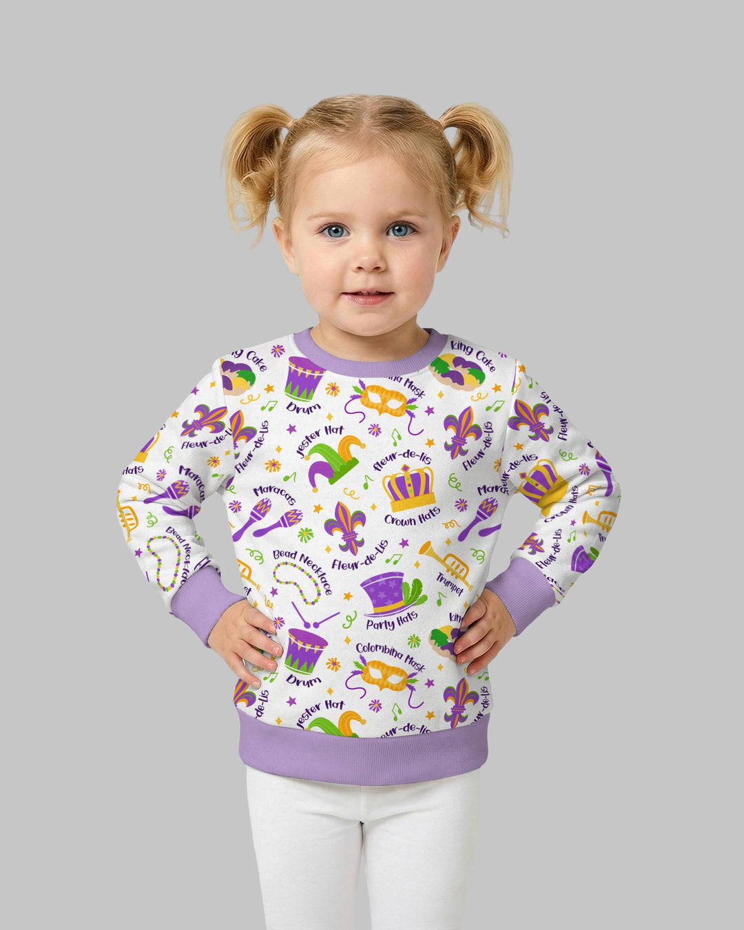 Mardi Gras Family Matching Crewneck Sweatshirt