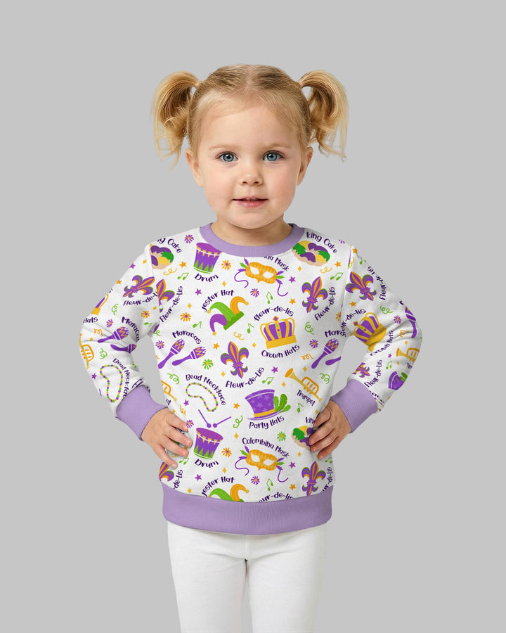 Mardi Gras Family Matching Crewneck Sweatshirt