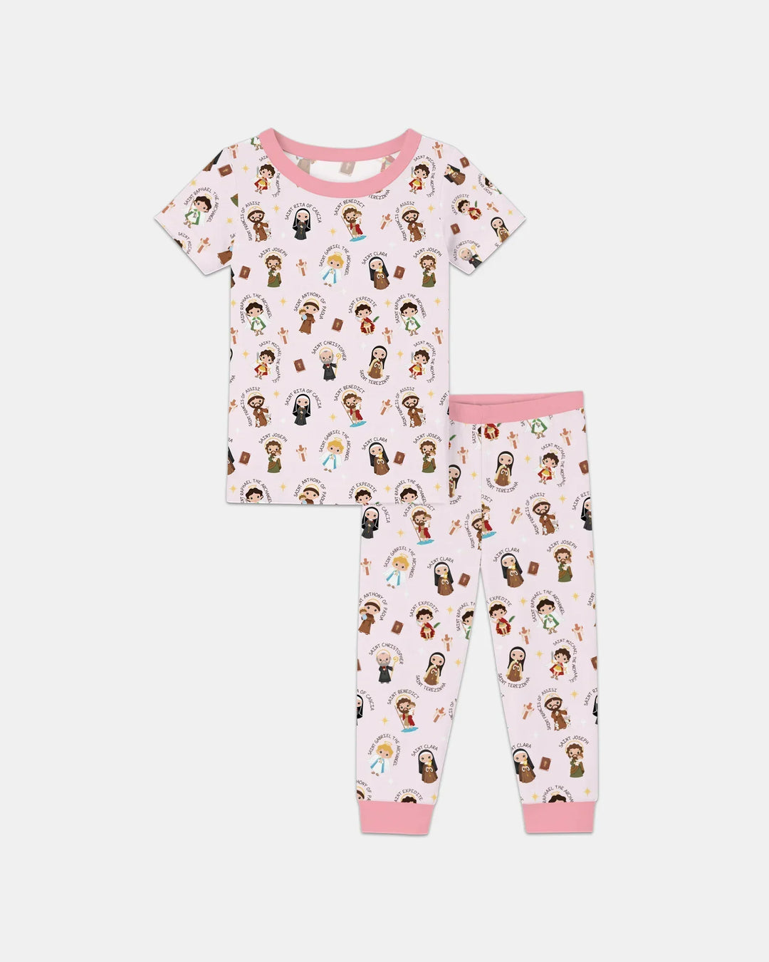 Saints in the Clouds Two Piece Short Sleeve Pajama Set